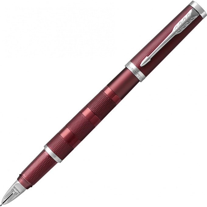 Ручка 5-й пишущий узел PARKER INGENUITY DELUXE DEEP RED PVD CT, F 1972233