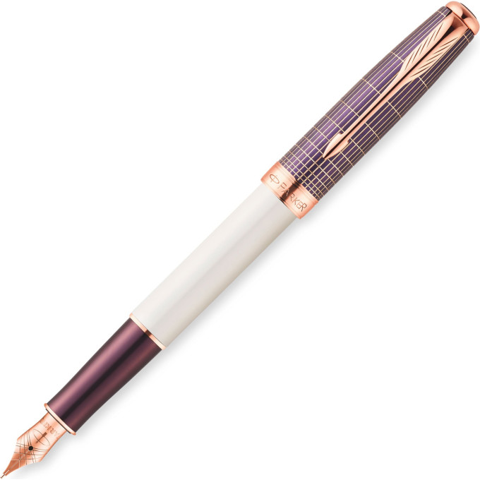 Ручка перьевая PARKER SONNET SE CONTORT PURPLE CISELE, F 1930055