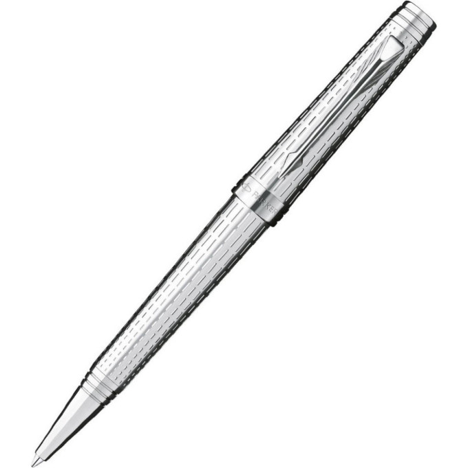 Ручка шариковая PARKER PREMIER DELUXE CHISELLING СЕРЕБРО, М S0888000
